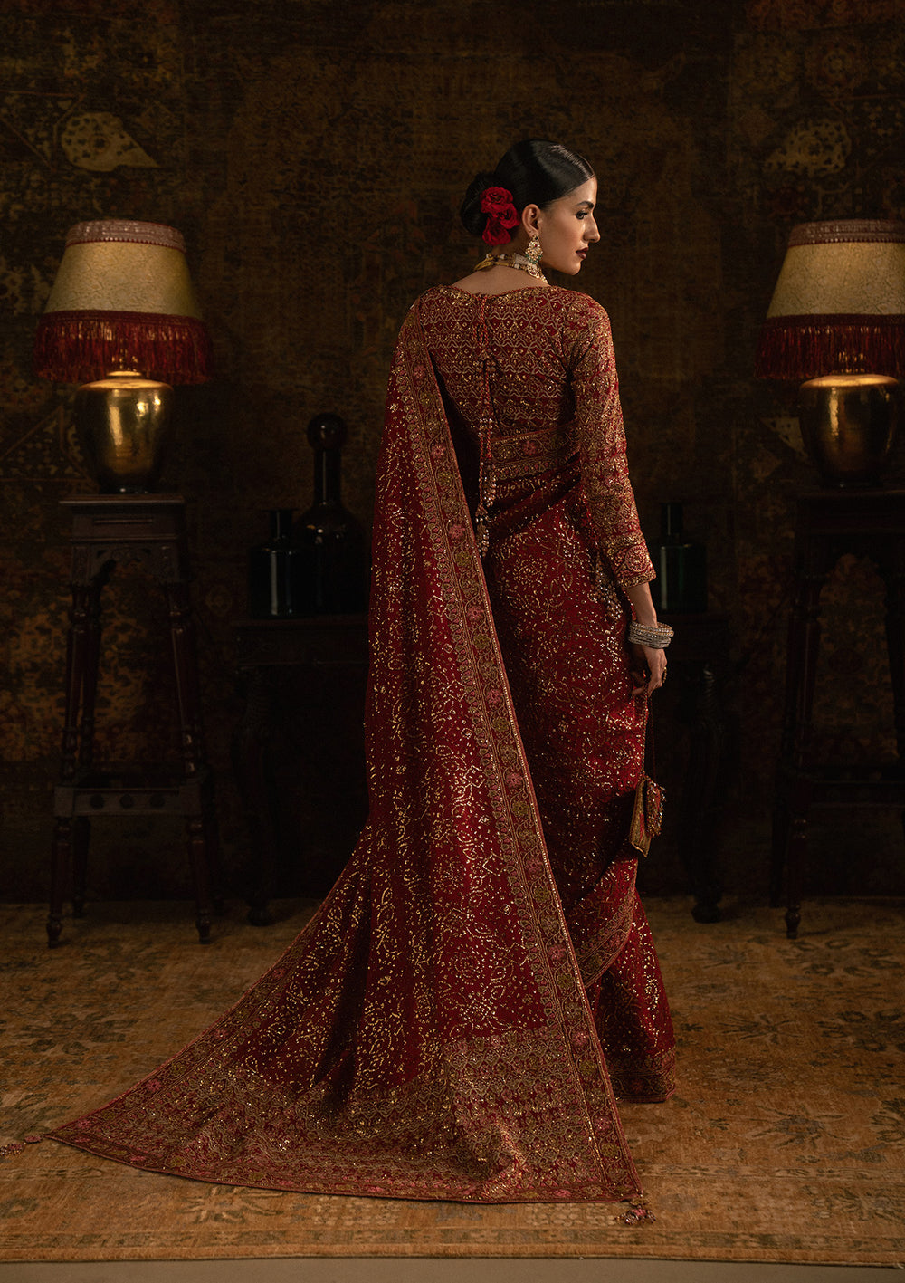 Aik Atelier | Sari Edit 25 | LOOK 01 - by Libasekhas UK - Registered Vendor of : Aik Atelier - 100% Original Designer Dress