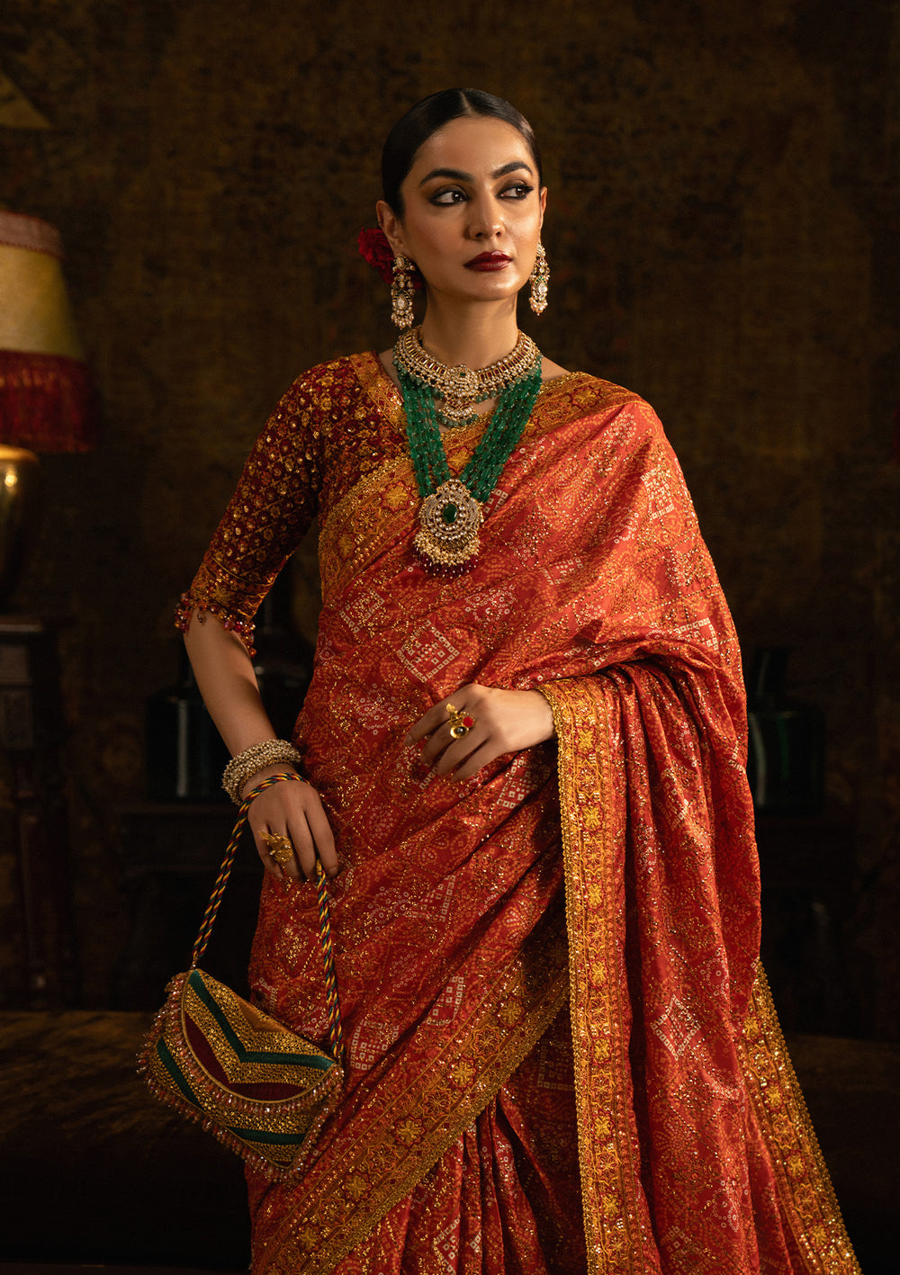 Aik Atelier | Sari Edit 25 | LOOK 02 - by Libasekhas UK - Registered Vendor of : Aik Atelier - 100% Original Designer Dress