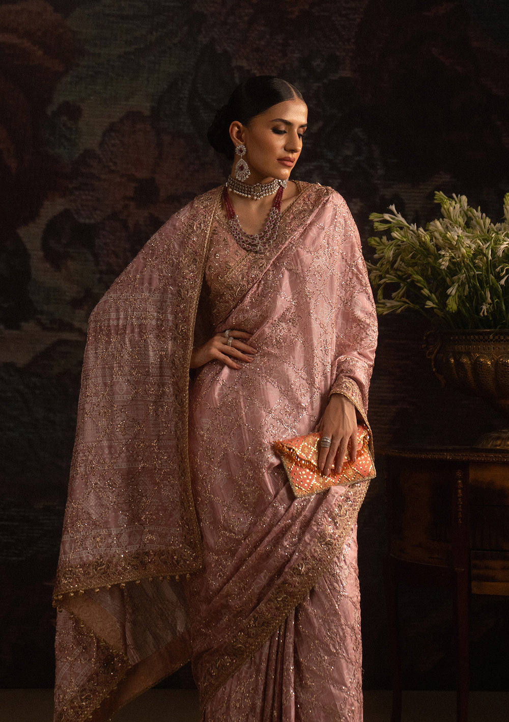 Aik Atelier | Sari Edit 25 | LOOK 06 - by Libasekhas UK - Registered Vendor of : Aik Atelier - 100% Original Designer Dress