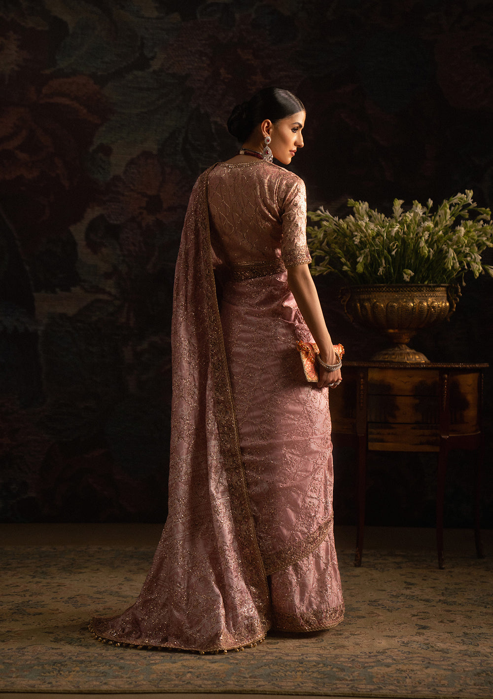 Aik Atelier | Sari Edit 25 | LOOK 06 - by Libasekhas UK - Registered Vendor of : Aik Atelier - 100% Original Designer Dress