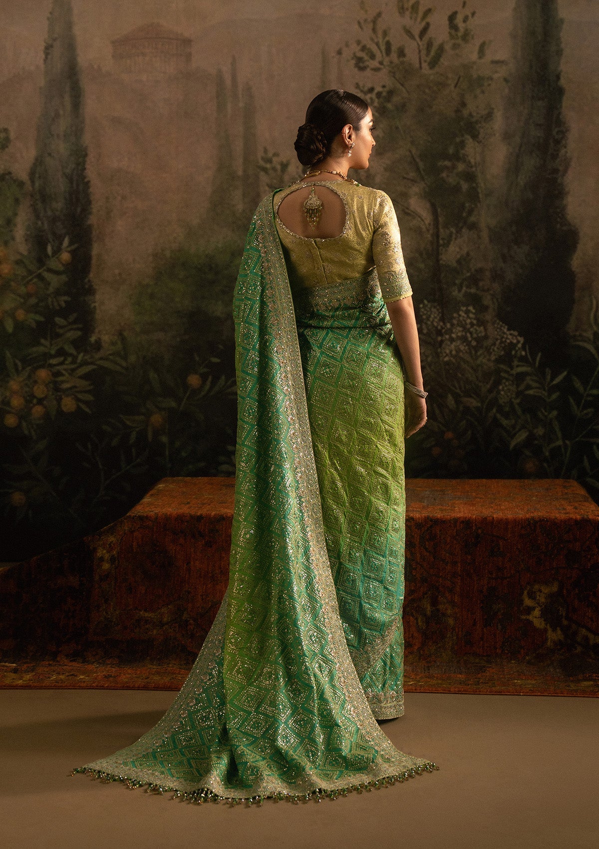 Aik Atelier | Sari Edit 25 | LOOK 07 - by Libasekhas UK - Registered Vendor of : Aik Atelier - 100% Original Designer Dress