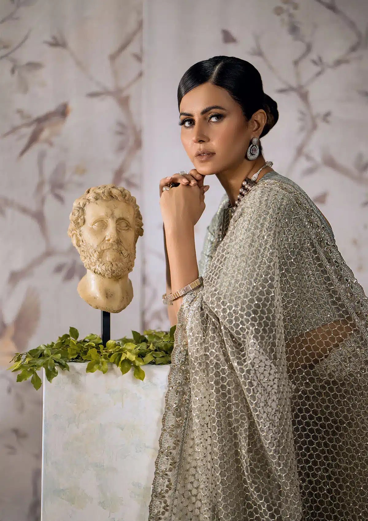 Aik Atelier | The Sari Edit | 03 - by - Libasekhas UK - Registered Vendor of : Aik Atelier - 100% Original Designer Dresss