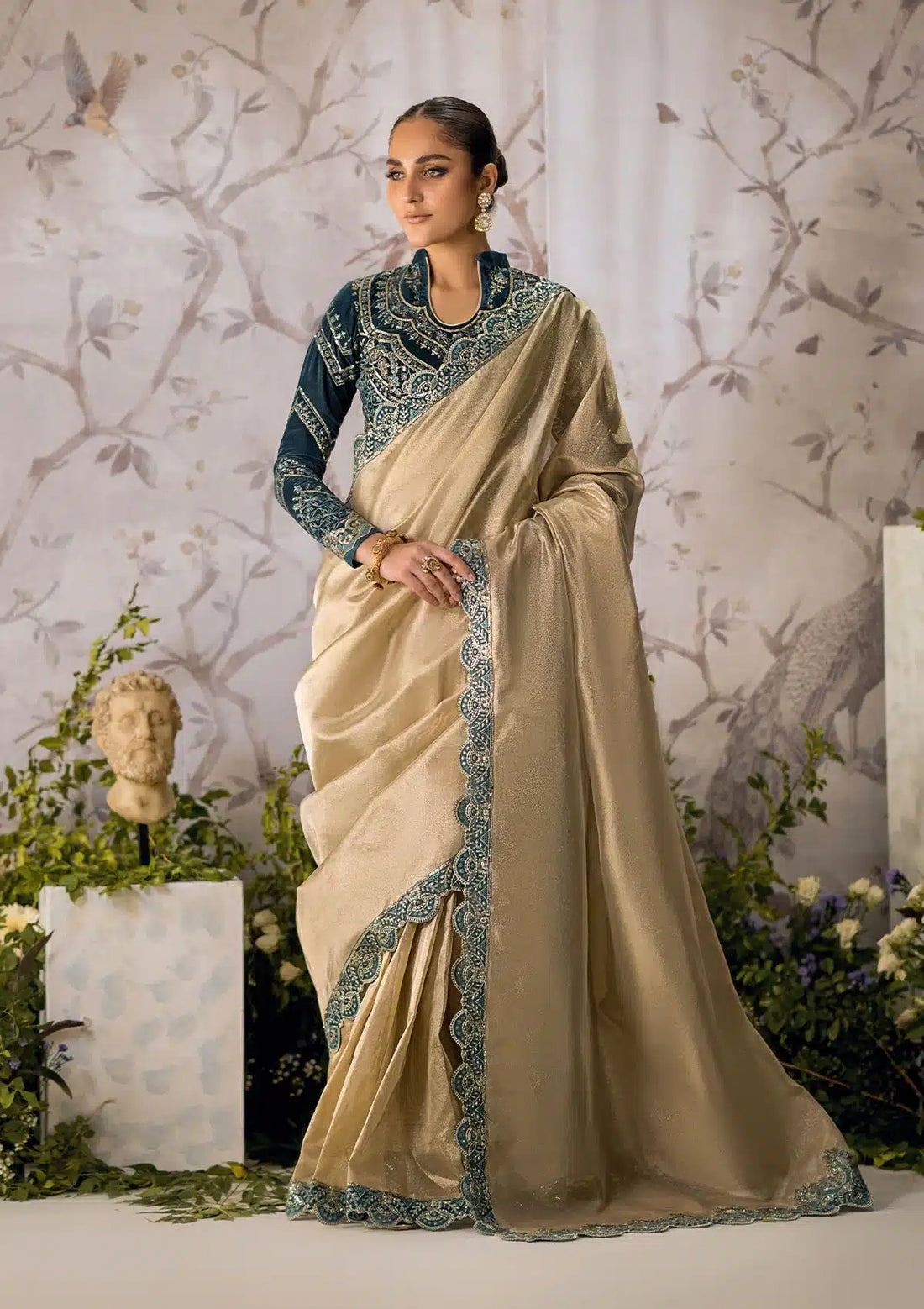 Aik Atelier | The Sari Edit | 04 - by - Libasekhas UK - Registered Vendor of : Aik Atelier - 100% Original Designer Dresss