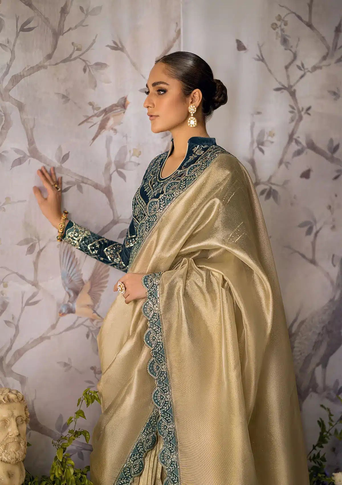 Aik Atelier | The Sari Edit | 04 - by - Libasekhas UK - Registered Vendor of : Aik Atelier - 100% Original Designer Dresss