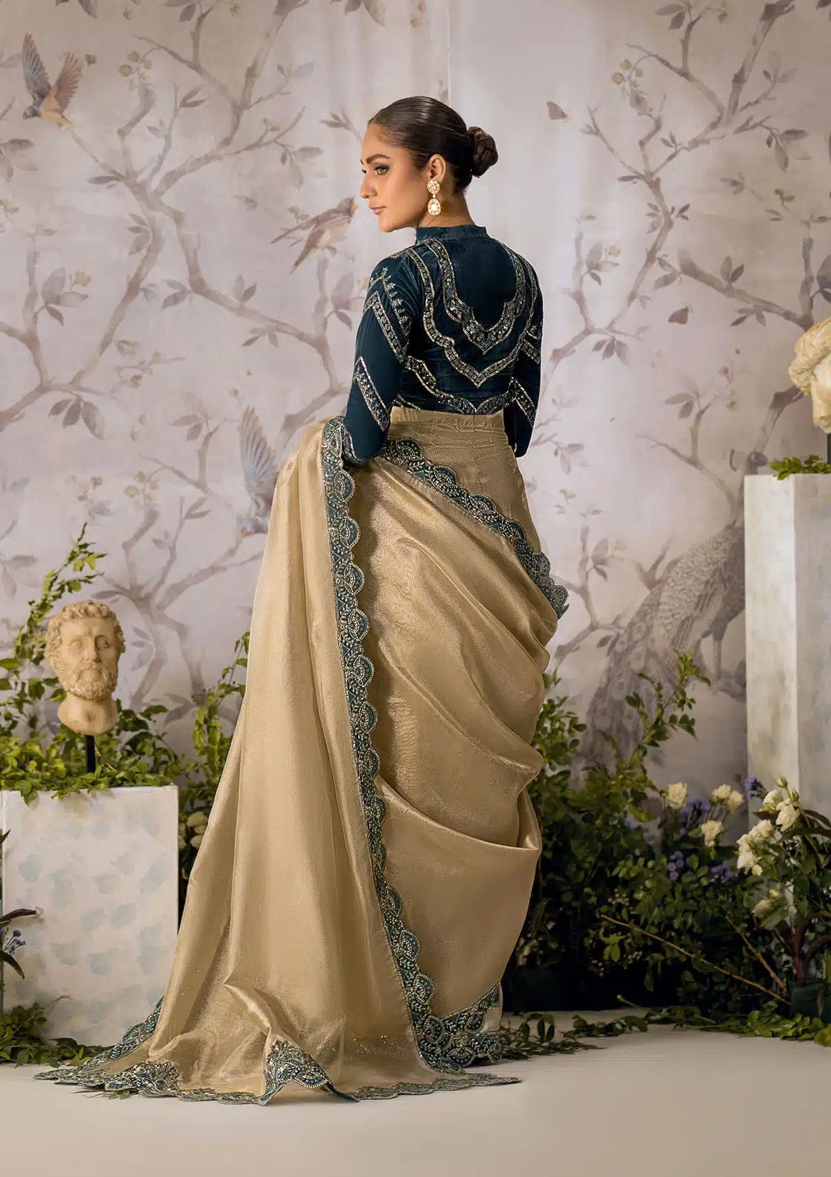 Aik Atelier | The Sari Edit | 04 - by - Libasekhas UK - Registered Vendor of : Aik Atelier - 100% Original Designer Dresss