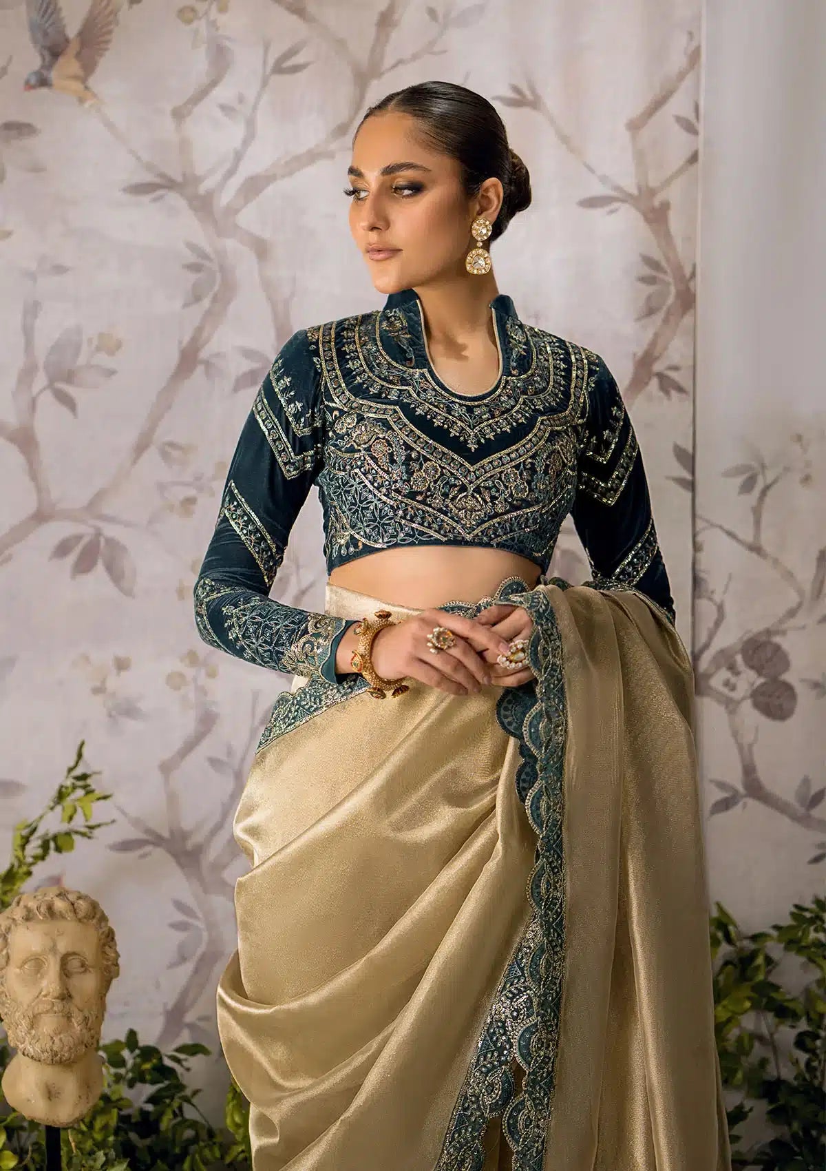Aik Atelier | The Sari Edit | 04 - by - Libasekhas UK - Registered Vendor of : Aik Atelier - 100% Original Designer Dresss