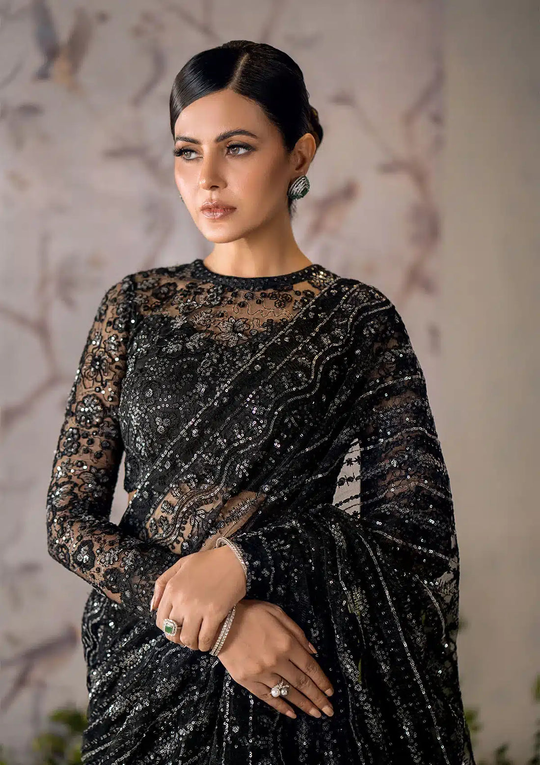 Aik Atelier | The Sari Edit | 05 - by - Libasekhas UK - Registered Vendor of : Aik Atelier - 100% Original Designer Dresss