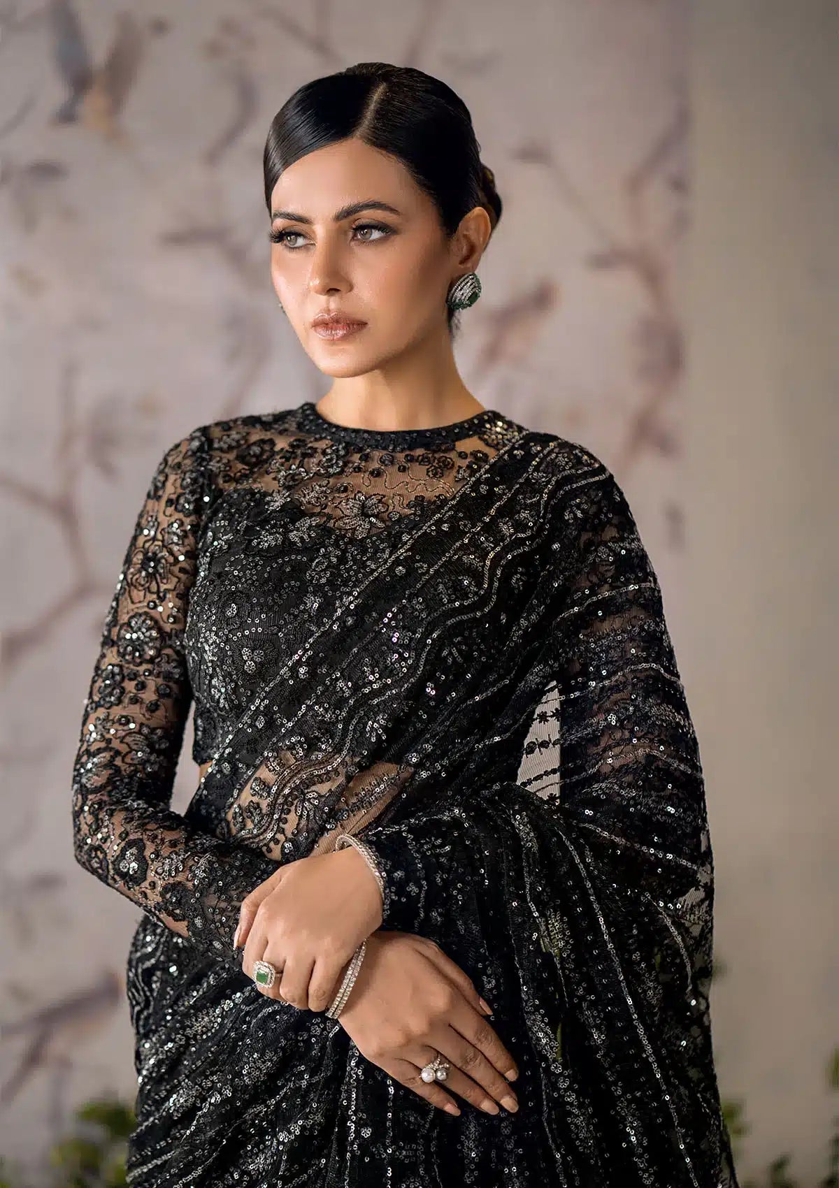 Aik Atelier | The Sari Edit | 05 - by - Libasekhas UK - Registered Vendor of : Aik Atelier - 100% Original Designer Dresss