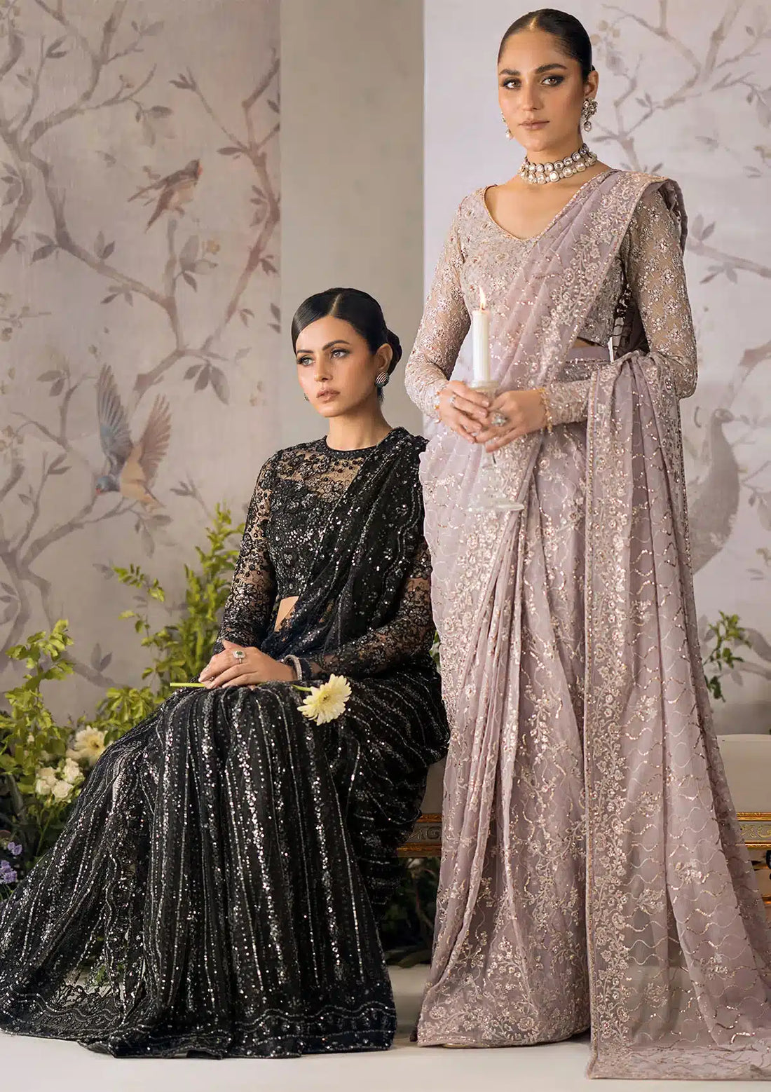 Aik Atelier | The Sari Edit | 06 - by - Libasekhas UK - Registered Vendor of : Aik Atelier - 100% Original Designer Dresss