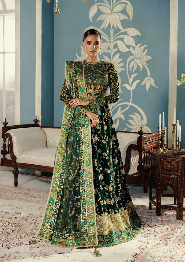 Aik Atelier | Udaipur Velvet 25 | LOOK 02 - by Libasekhas UK - Registered Vendor of : Aik Atelier - 100% Original Designer Dress