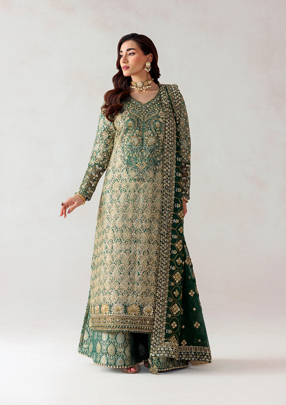 Aik Atelier | Formals 25 |01 - by Libasekhas UK - Registered Vendor of : Aik Atelier - 100% Original Designer Dress