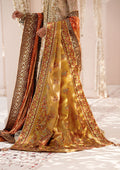 Aik Atelier | Wedding Festive 24 | INDIAN GOLD TISSUE SHAWL - by - Libasekhas UK - Registered Vendor of : Aik Atelier - 100% Original Designer Dresss