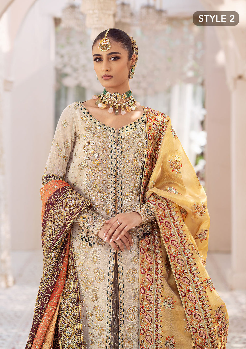 Aik Atelier | Wedding Festive 24 | LOOK 01 - by - Libasekhas UK - Registered Vendor of : Aik Atelier - 100% Original Designer Dresss