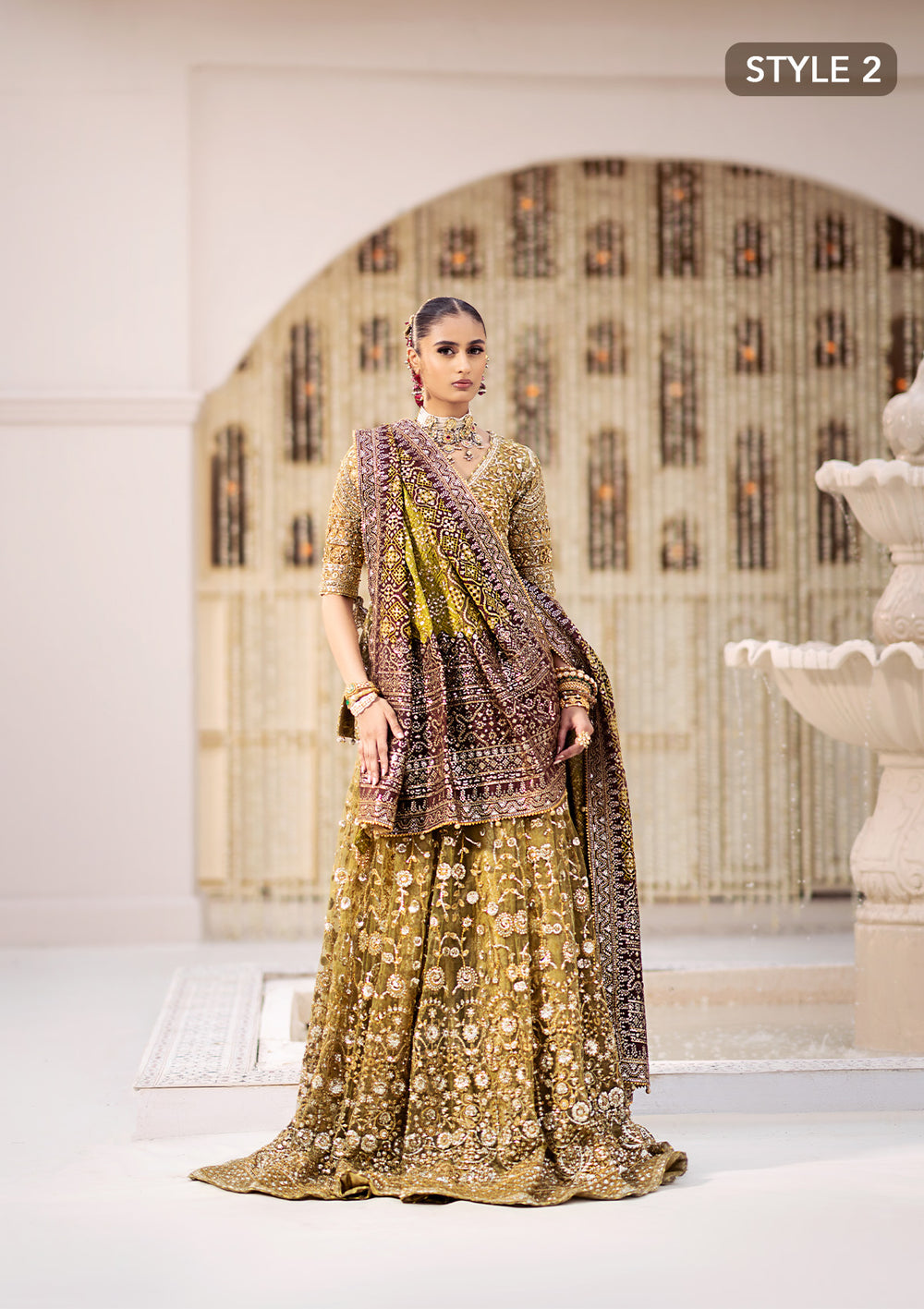 Aik Atelier | Wedding Festive 24 | LOOK 04 - by - Libasekhas UK - Registered Vendor of : Aik Atelier - 100% Original Designer Dresss