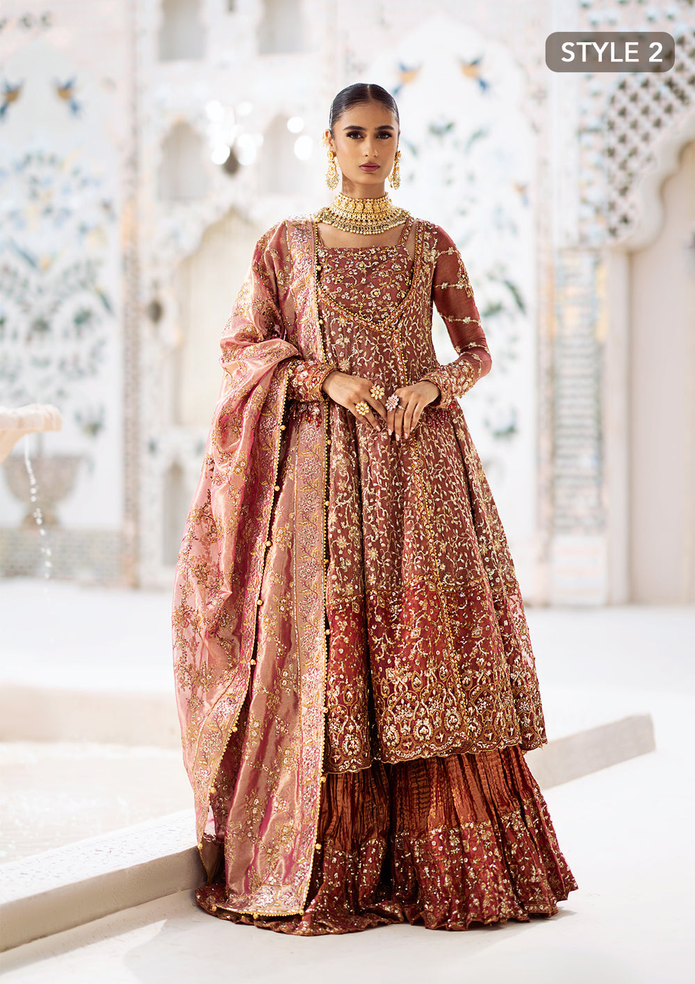 Aik Atelier | Wedding Festive 24 | LOOK 08 - by - Libasekhas UK - Registered Vendor of : Aik Atelier - 100% Original Designer Dresss