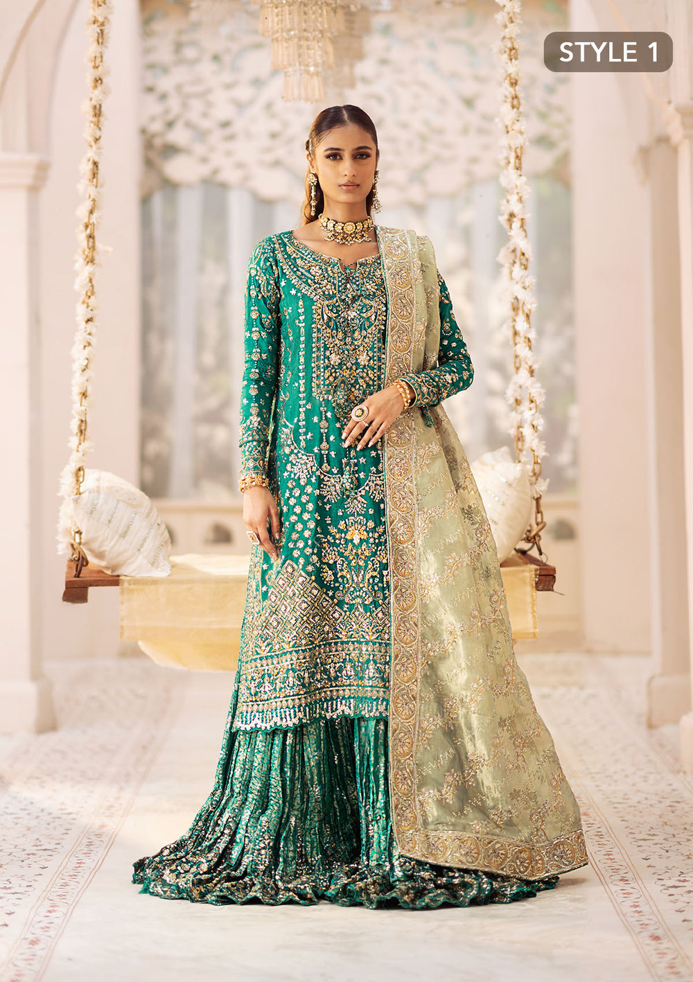 Aik Atelier | Wedding Festive 24 | LOOK 09 - by - Libasekhas UK - Registered Vendor of : Aik Atelier - 100% Original Designer Dresss