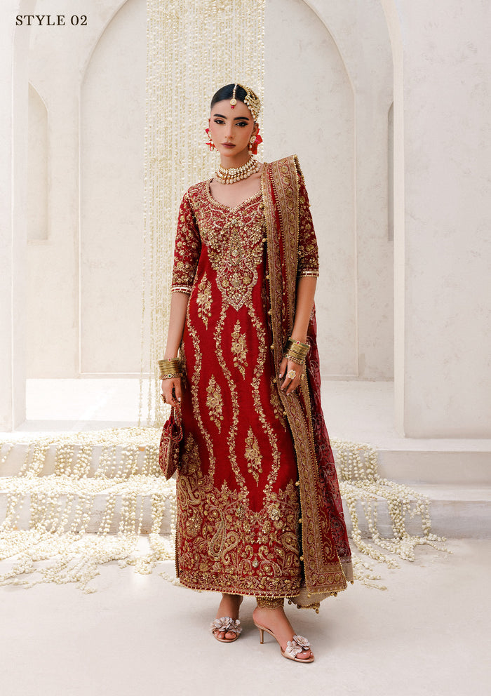 Aik Atelier | Wedding Festive 25 | WEDDING FESTIVE '25 VOL. 2 - LOOK 01 - by Libasekhas UK - Registered Vendor of : Aik Atelier - 100% Original Designer Dress
