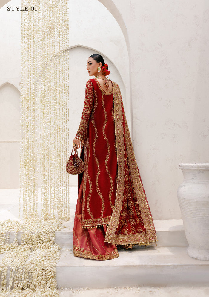 Aik Atelier | Wedding Festive 25 | WEDDING FESTIVE '25 VOL. 2 - LOOK 01 - by Libasekhas UK - Registered Vendor of : Aik Atelier - 100% Original Designer Dress