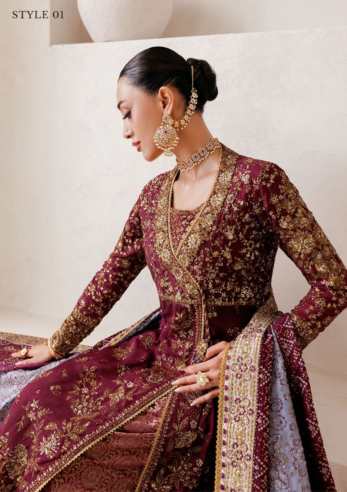 Aik Atelier | Wedding Festive 25 | WEDDING FESTIVE '25 VOL. 2 - LOOK 04 - by Libasekhas UK - Registered Vendor of : Aik Atelier - 100% Original Designer Dress