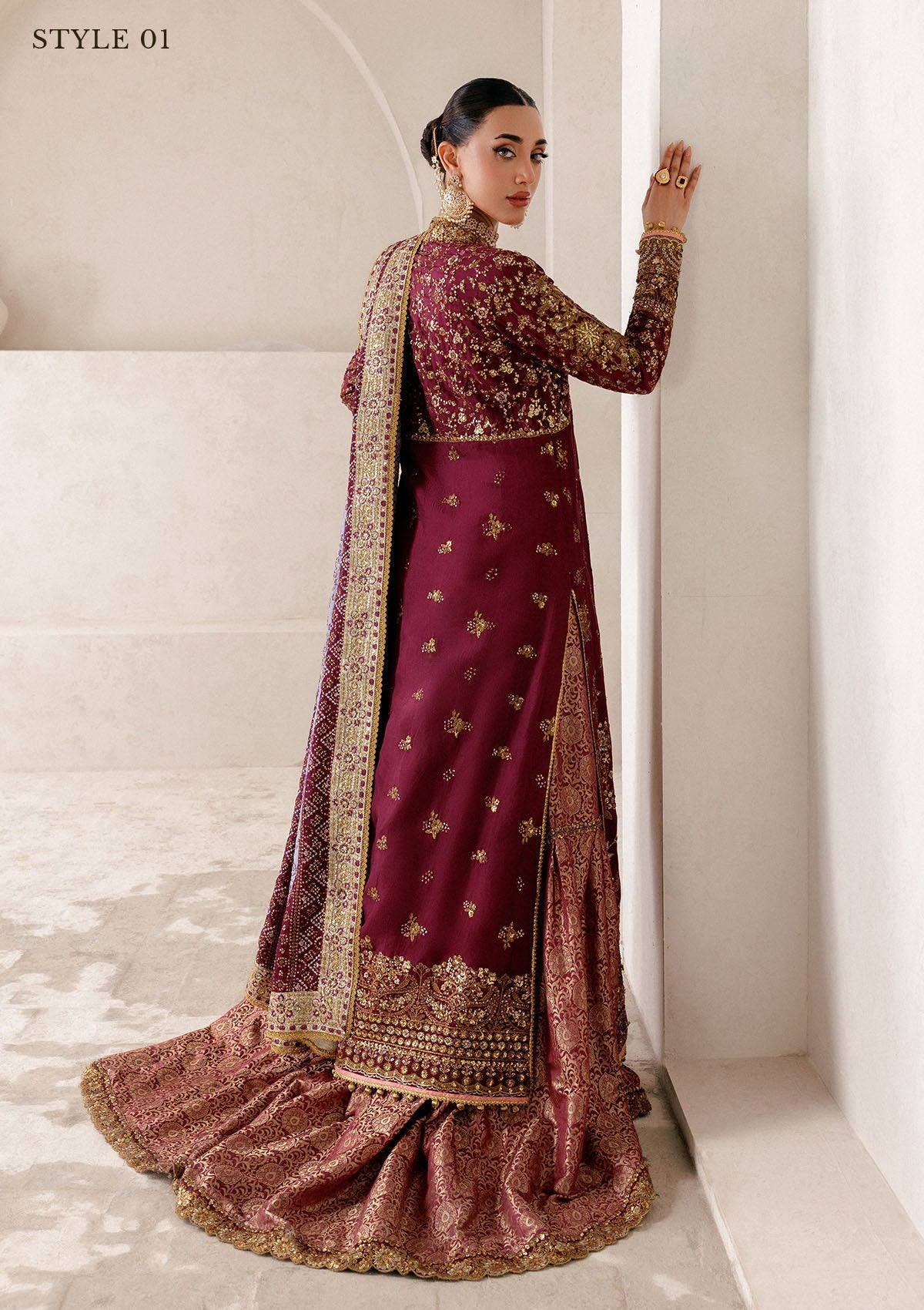 Aik Atelier | Wedding Festive 25 | WEDDING FESTIVE '25 VOL. 2 - LOOK 04 - by Libasekhas UK - Registered Vendor of : Aik Atelier - 100% Original Designer Dress