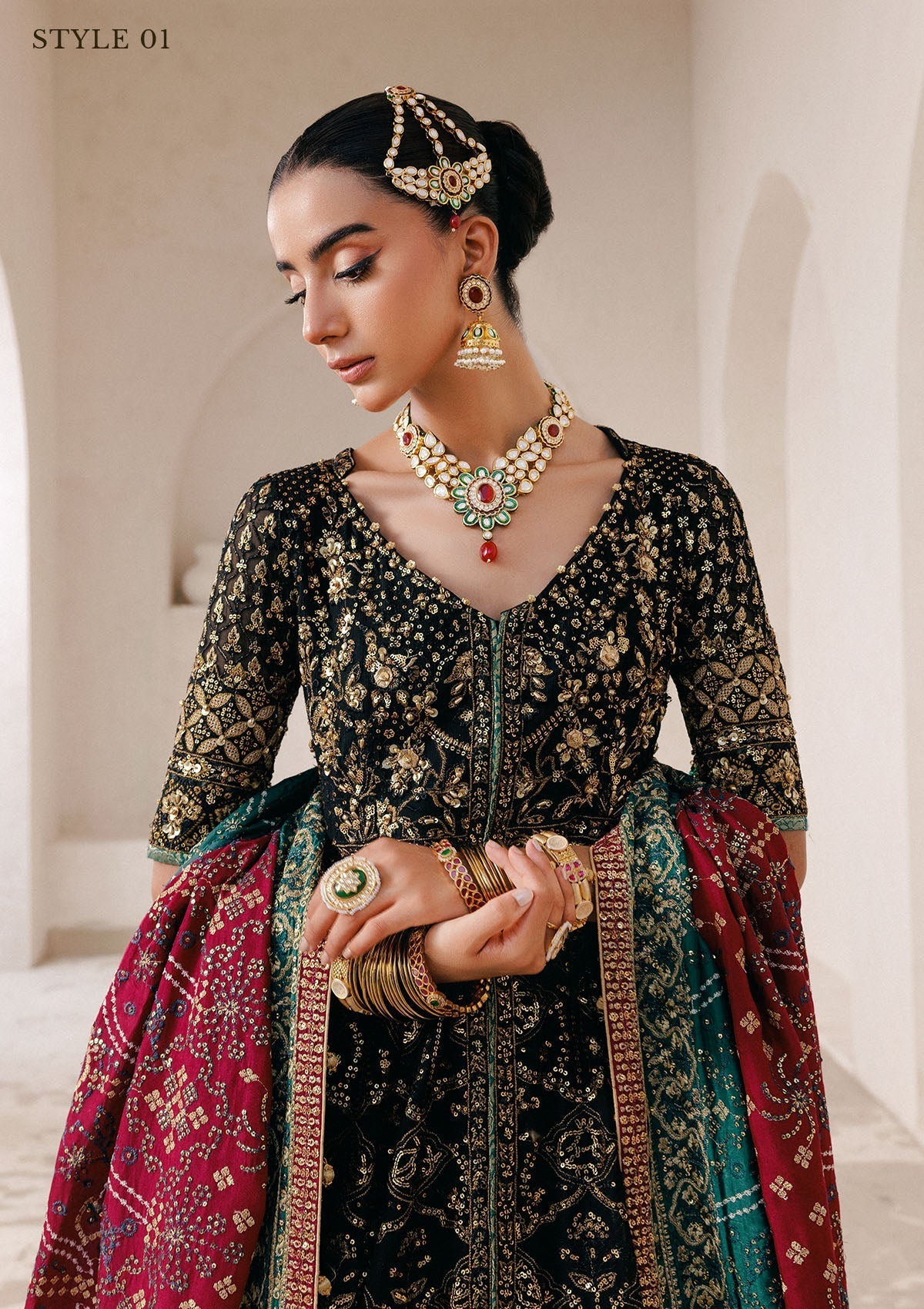 Aik Atelier | Wedding Festive 25 | WEDDING FESTIVE '25 VOL. 2 - LOOK 05 - by Libasekhas UK - Registered Vendor of : Aik Atelier - 100% Original Designer Dress