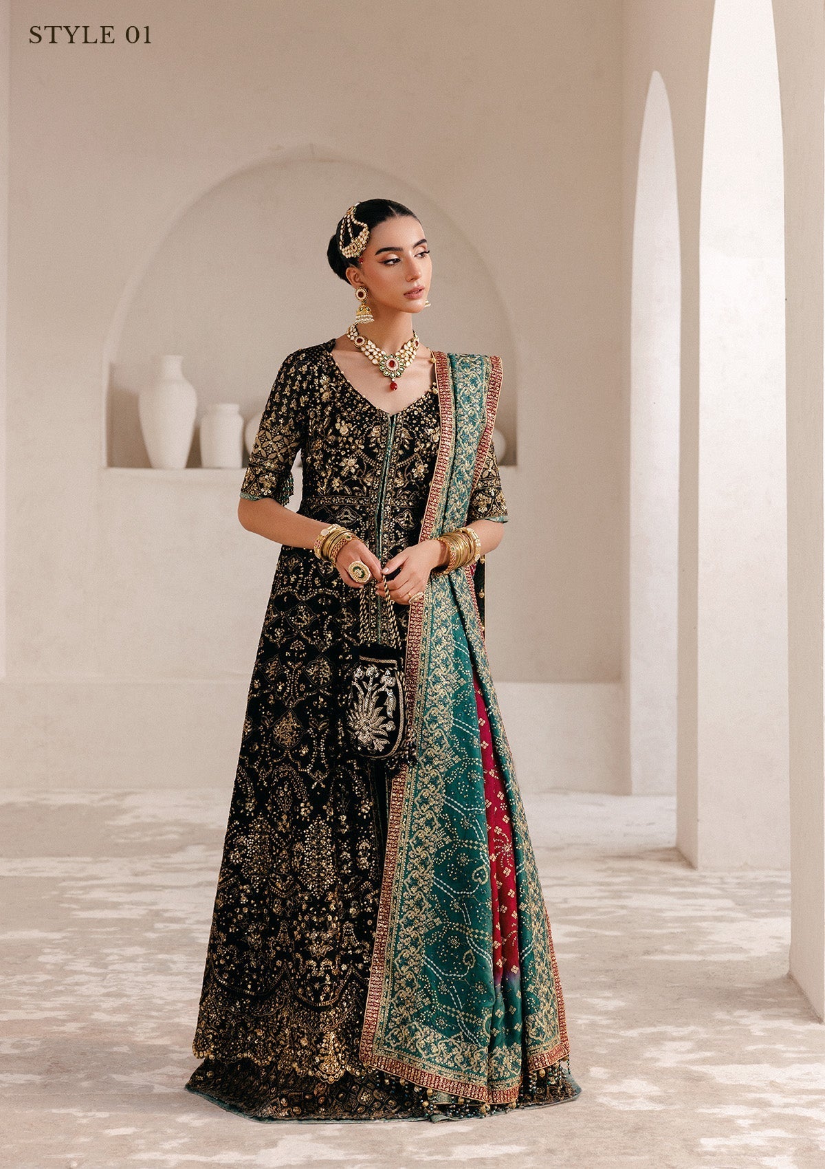 Aik Atelier | Wedding Festive 25 | WEDDING FESTIVE '25 VOL. 2 - LOOK 05 - by Libasekhas UK - Registered Vendor of : Aik Atelier - 100% Original Designer Dress