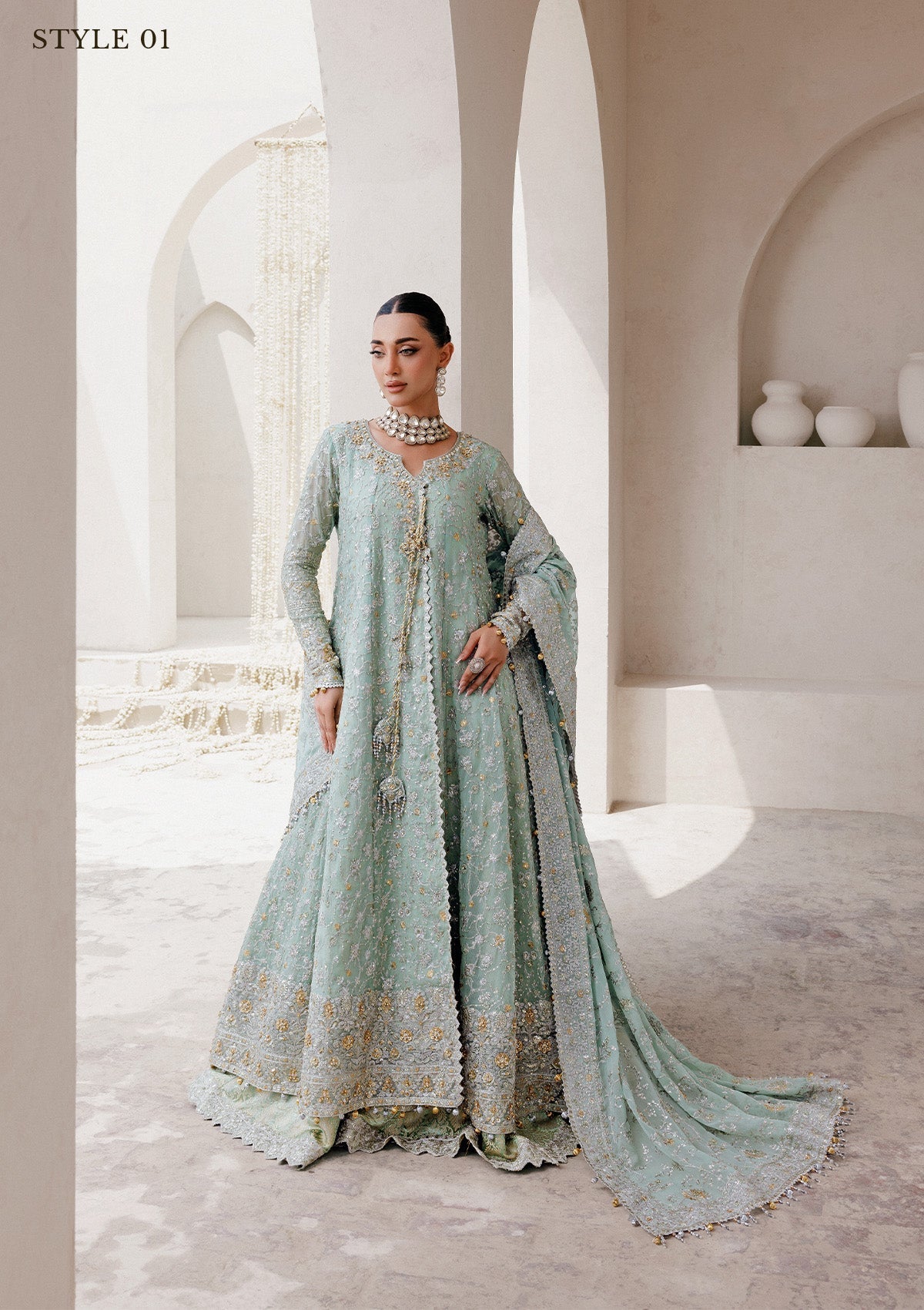 Aik Atelier | Wedding Festive 25 | WEDDING FESTIVE '25 VOL. 2 - LOOK 08 - by Libasekhas UK - Registered Vendor of : Aik Atelier - 100% Original Designer Dress