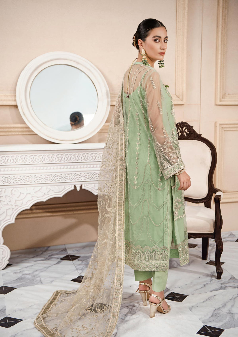 Aik Atelier | Formals Collection | LUMIERE - LOOK 03 - by - Libasekhas UK - Registered Vendor of : Aik Atelier - 100% Original Designer Dresss
