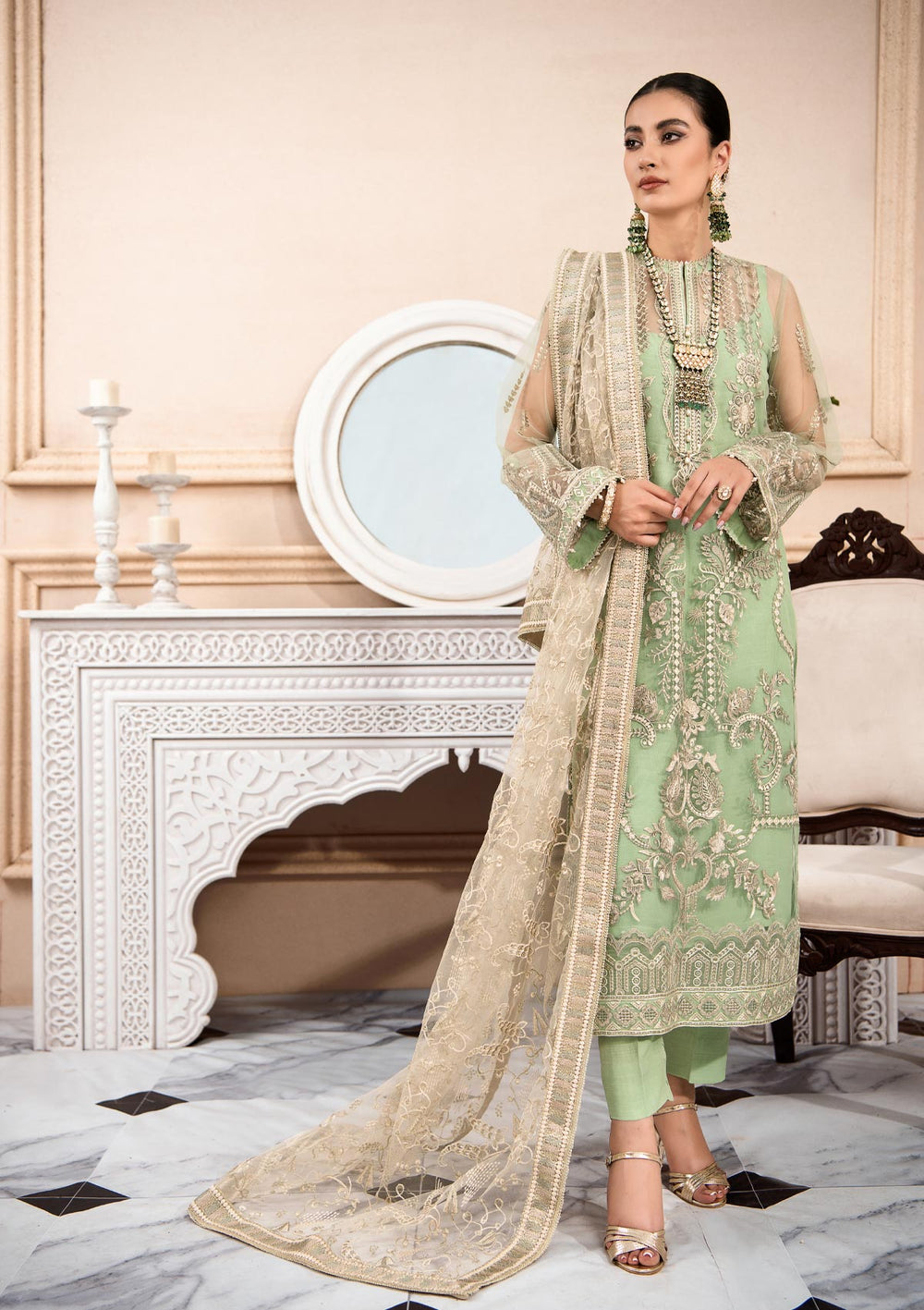 Aik Atelier | Formals Collection | LUMIERE - LOOK 03 - by - Libasekhas UK - Registered Vendor of : Aik Atelier - 100% Original Designer Dresss