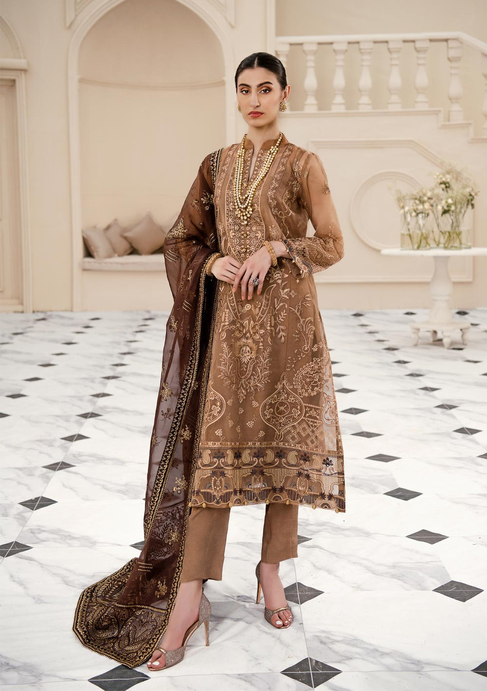 Aik Atelier | Formals Collection | LUMIERE - LOOK 04 - by - Libasekhas UK - Registered Vendor of : Aik Atelier - 100% Original Designer Dresss