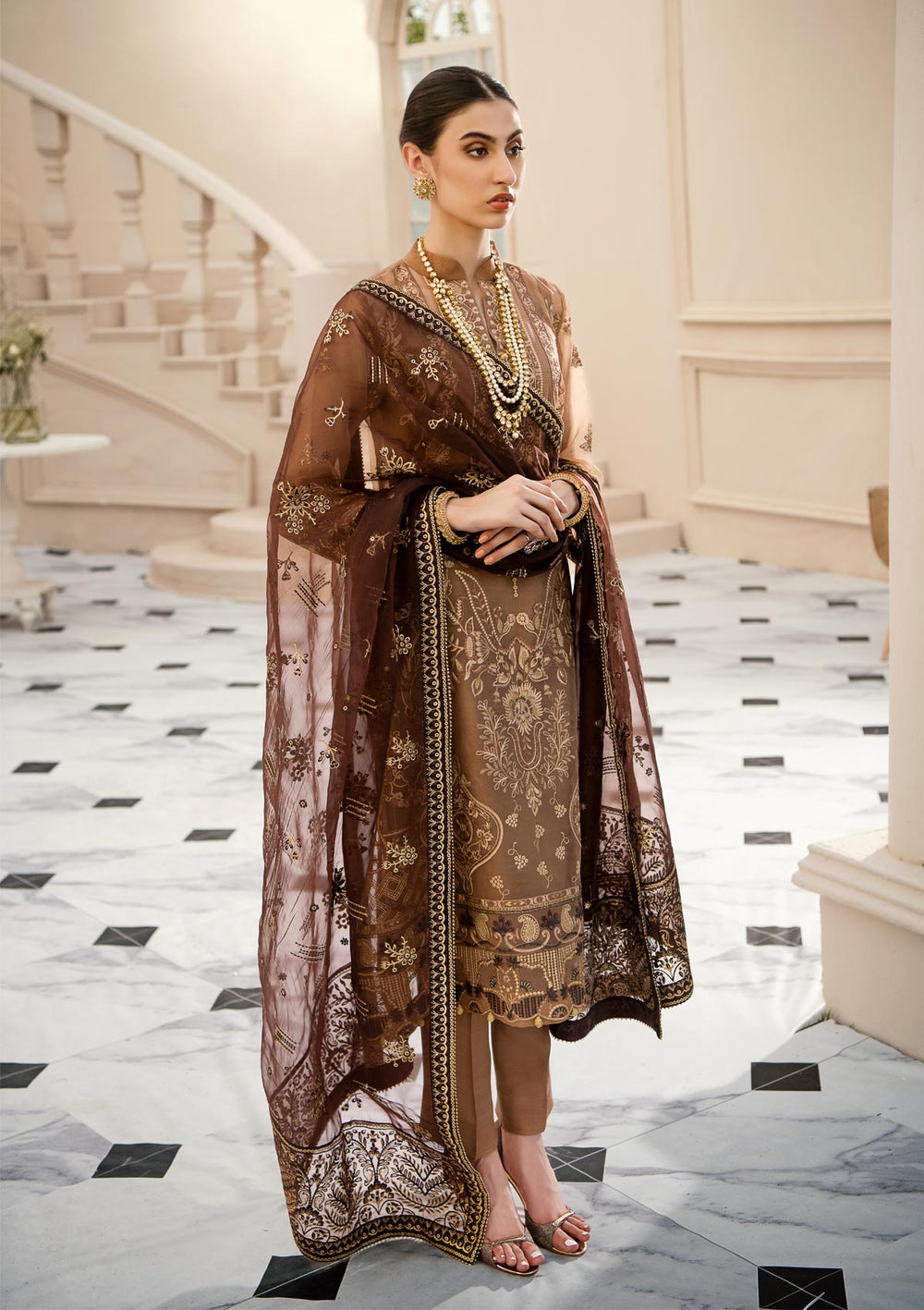 Aik Atelier | Formals Collection | LUMIERE - LOOK 04 - by - Libasekhas UK - Registered Vendor of : Aik Atelier - 100% Original Designer Dresss