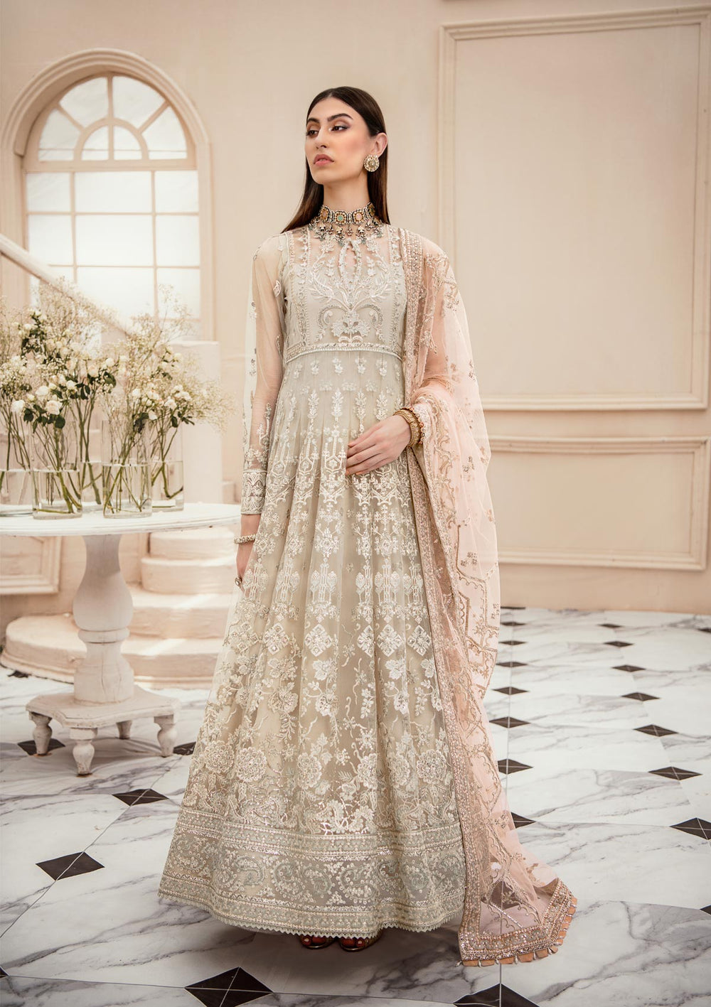 Aik Atelier | Formals Collection | LUMIERE - LOOK 09 - by - Libasekhas UK - Registered Vendor of : Aik Atelier - 100% Original Designer Dresss