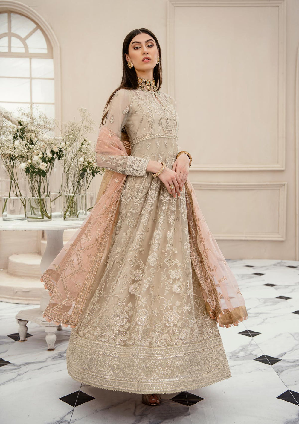 Aik Atelier | Formals Collection | LUMIERE - LOOK 09 - by - Libasekhas UK - Registered Vendor of : Aik Atelier - 100% Original Designer Dresss