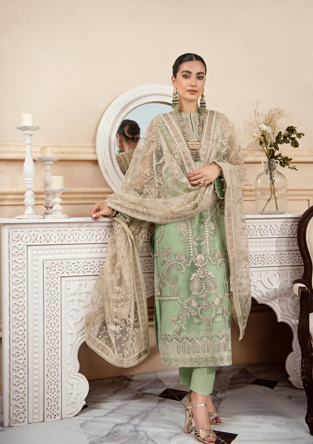 Aik Atelier | Formals Collection | LUMIERE - LOOK 03 - by - Libasekhas UK - Registered Vendor of : Aik Atelier - 100% Original Designer Dresss