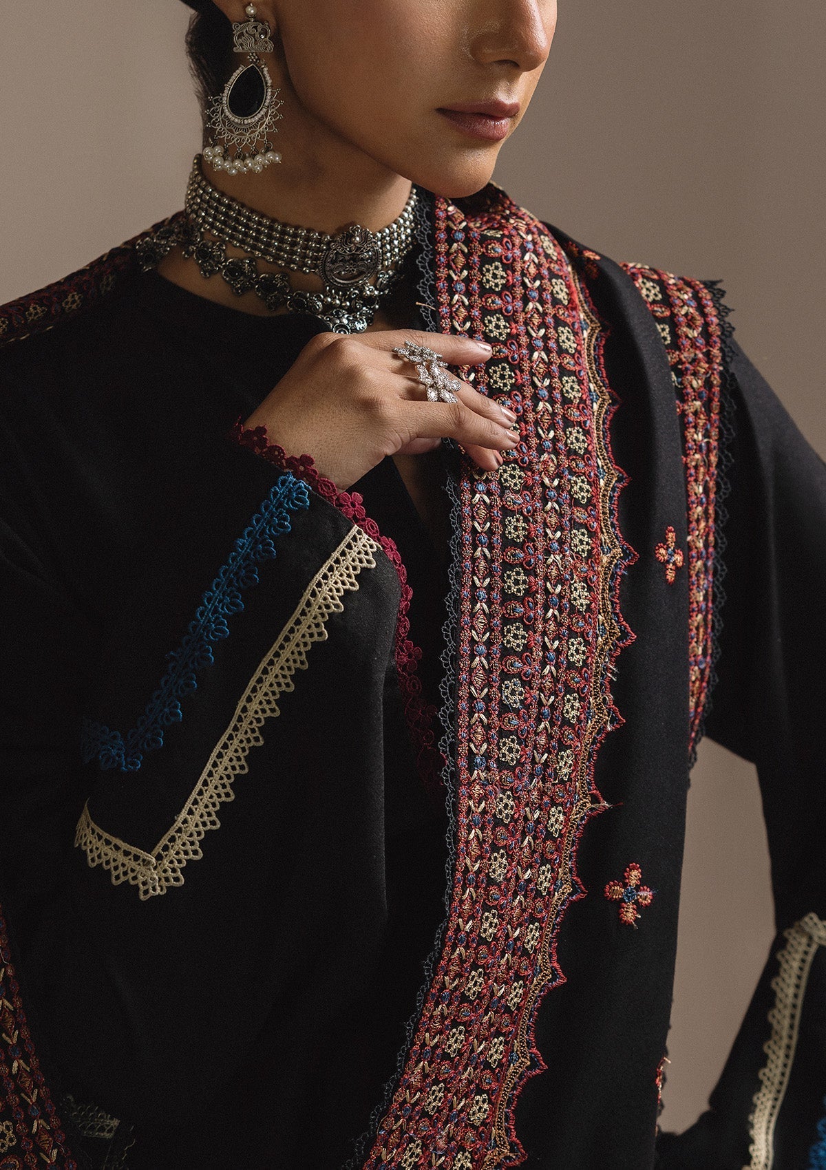 Aik Atelier | Aik Roz Karandi 25 | LOOK 02 - by Libasekhas UK - Registered Vendor of : Aik Atelier - 100% Original Designer Dress