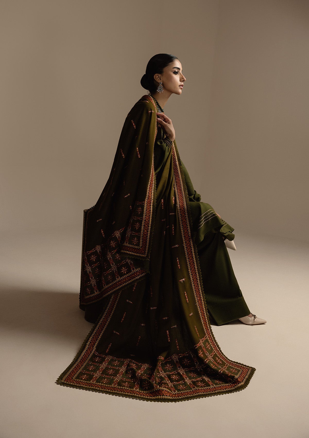 Aik Atelier | Aik Roz Karandi 25 | LOOK 05 - by Libasekhas UK - Registered Vendor of : Aik Atelier - 100% Original Designer Dress