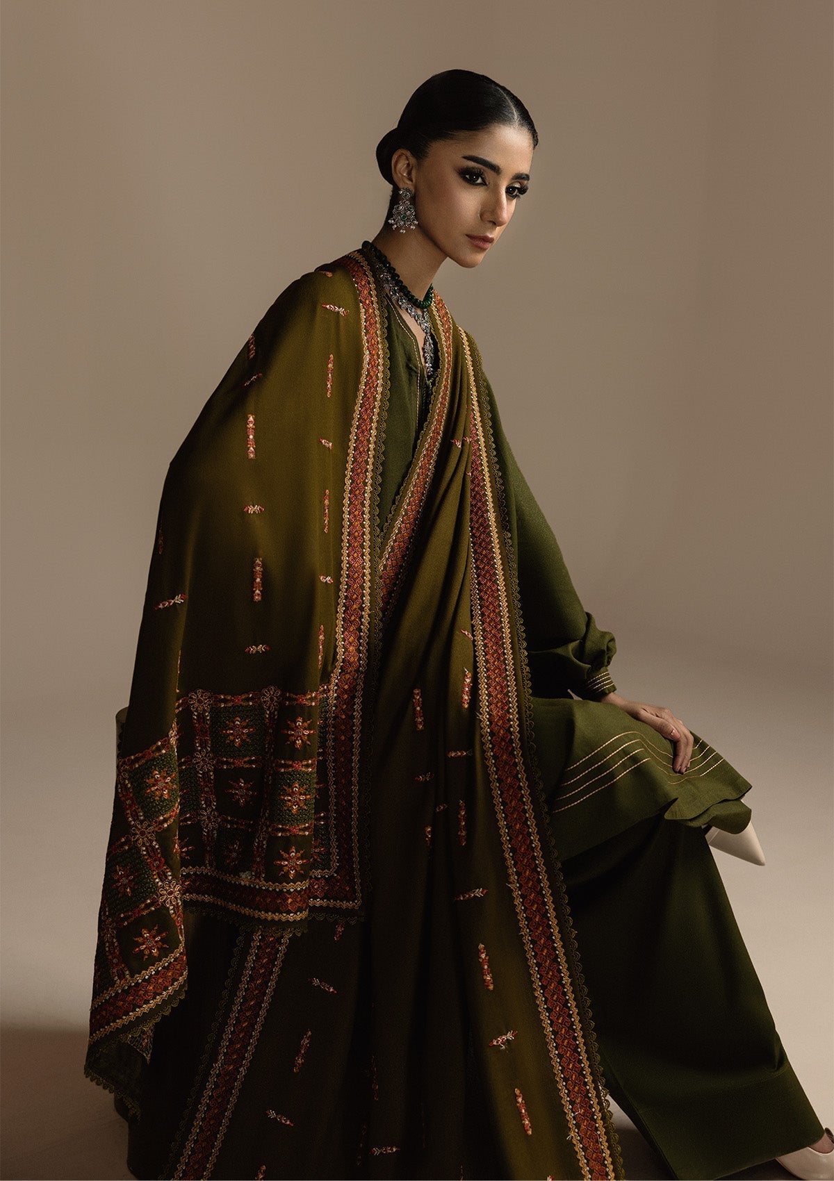 Aik Atelier | Aik Roz Karandi 25 | LOOK 05 - by Libasekhas UK - Registered Vendor of : Aik Atelier - 100% Original Designer Dress