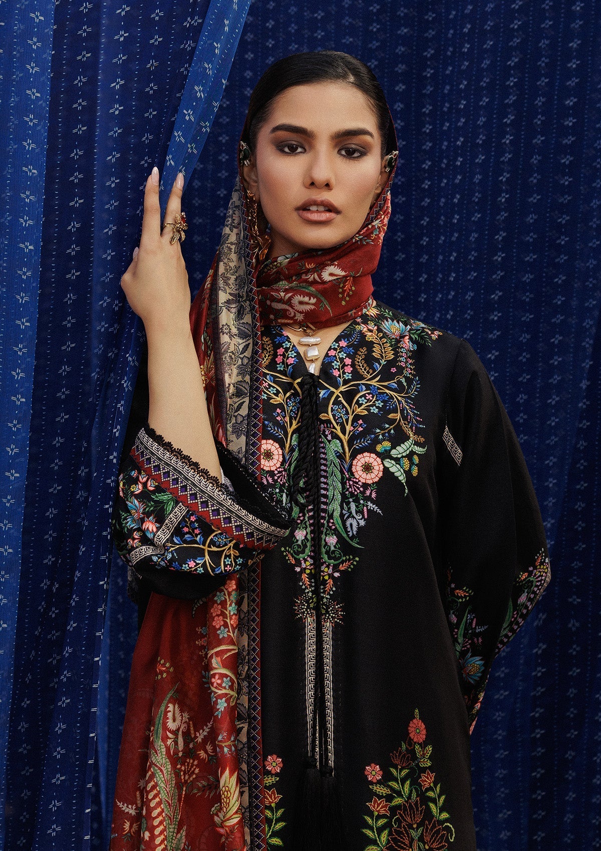 Aik Atelier | Roz Khaddar | AIK ROZ '25 D2 - LOOK 01 - by Libasekhas UK - Registered Vendor of : Aik Atelier - 100% Original Designer Dress