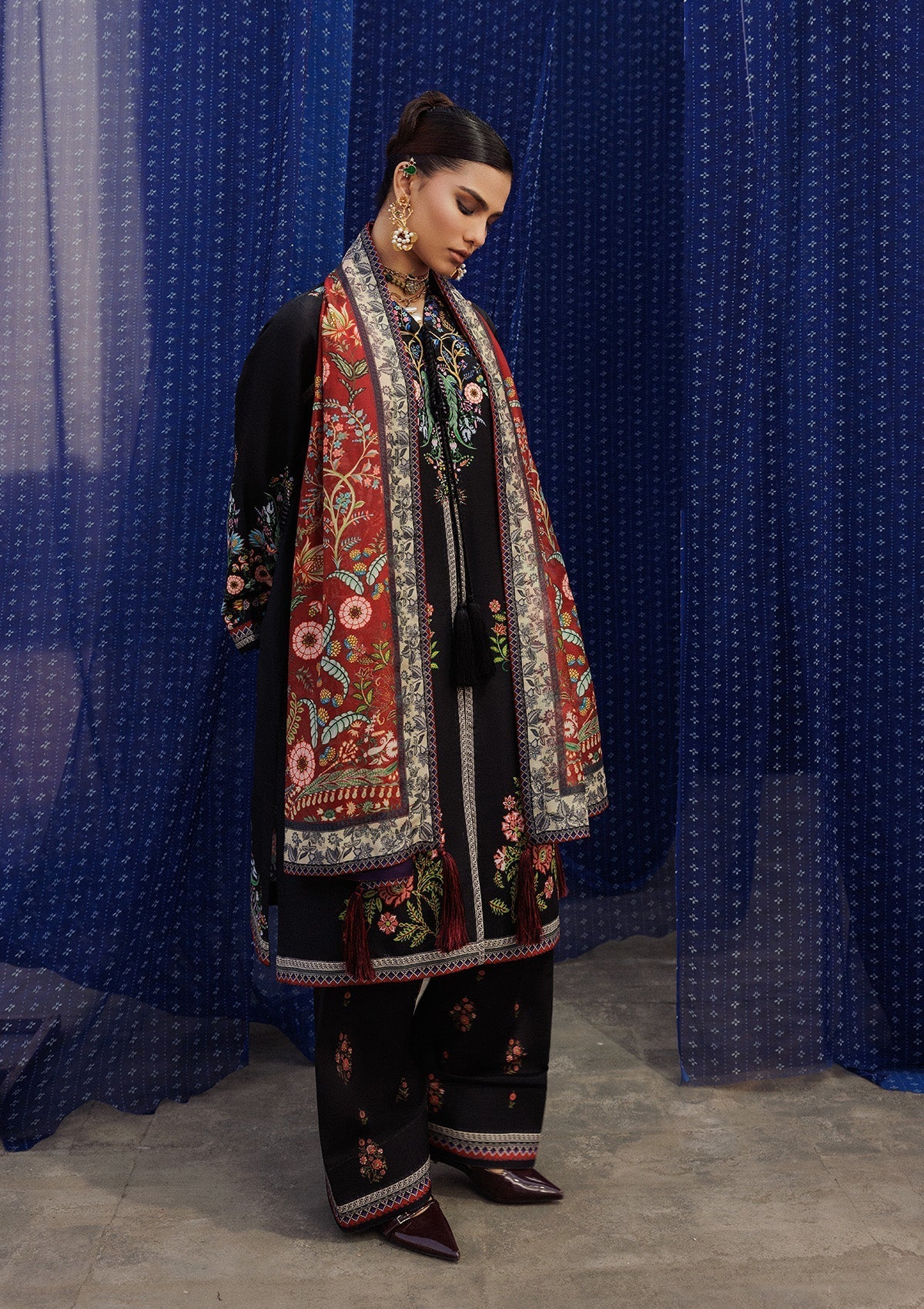 Aik Atelier | Roz Khaddar | AIK ROZ '25 D2 - LOOK 01 - by Libasekhas UK - Registered Vendor of : Aik Atelier - 100% Original Designer Dress