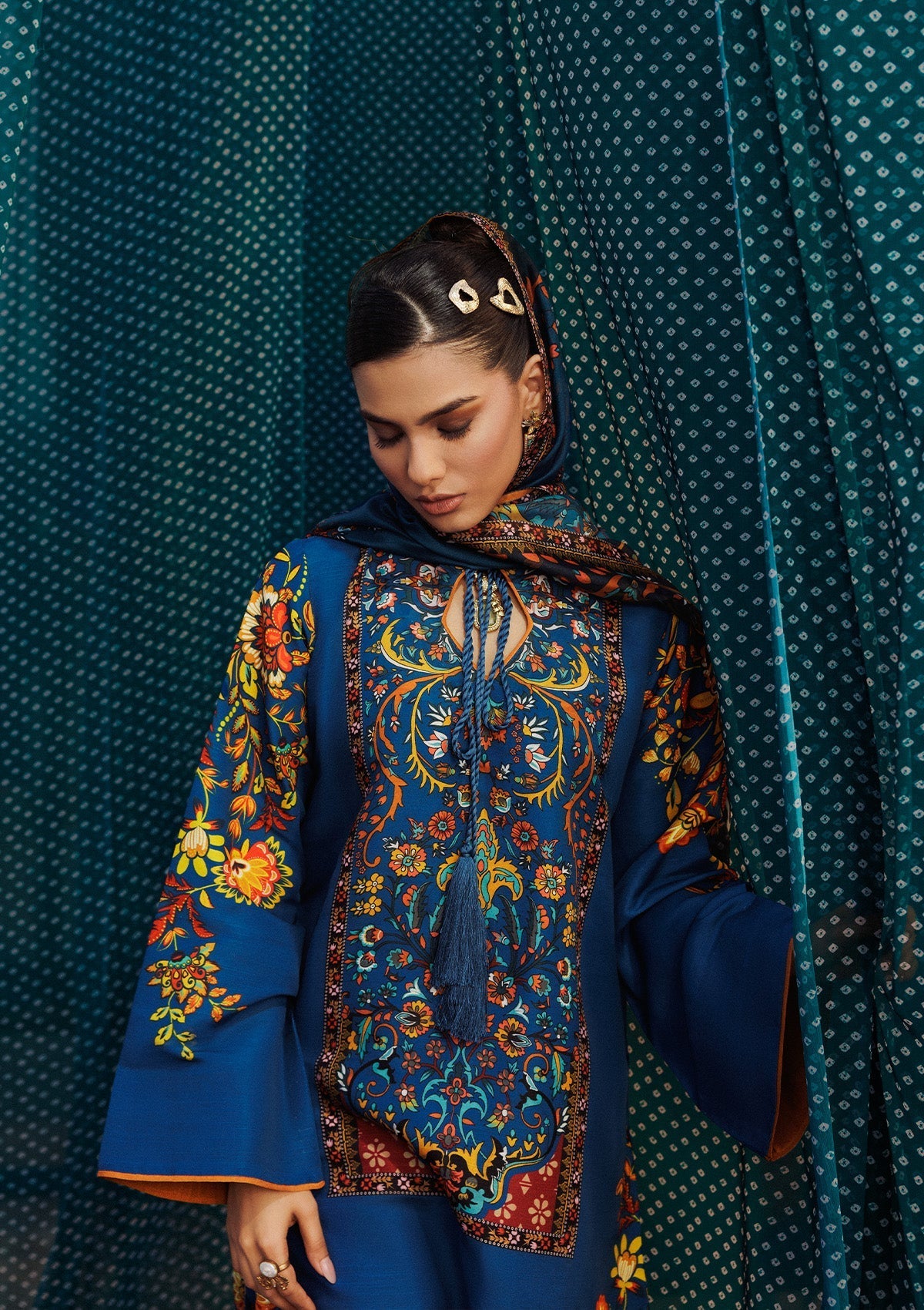 Aik Atelier | Roz Khaddar | AIK ROZ '25 D2 - LOOK 03 - by Libasekhas UK - Registered Vendor of : Aik Atelier - 100% Original Designer Dress