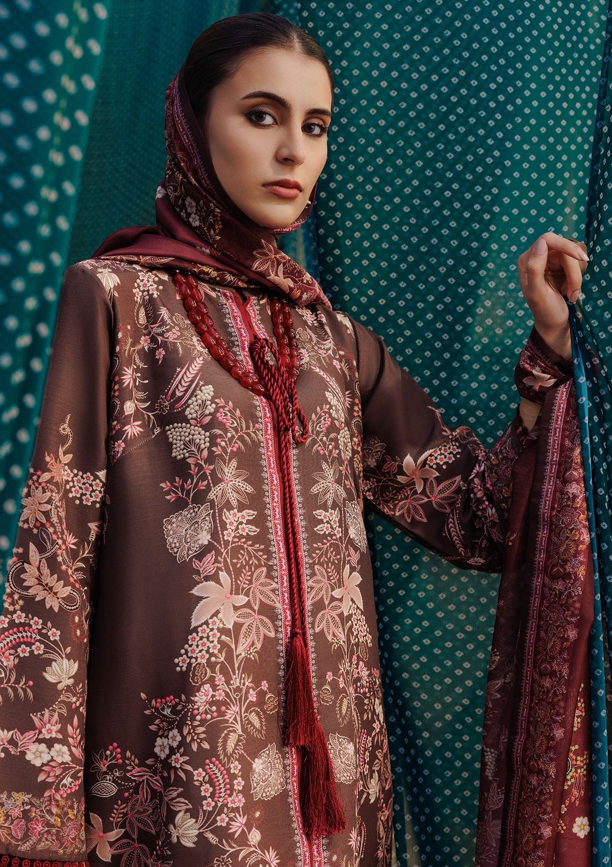 Aik Atelier | Roz Khaddar | AIK ROZ '25 D2 - LOOK 05 - by Libasekhas UK - Registered Vendor of : Aik Atelier - 100% Original Designer Dress