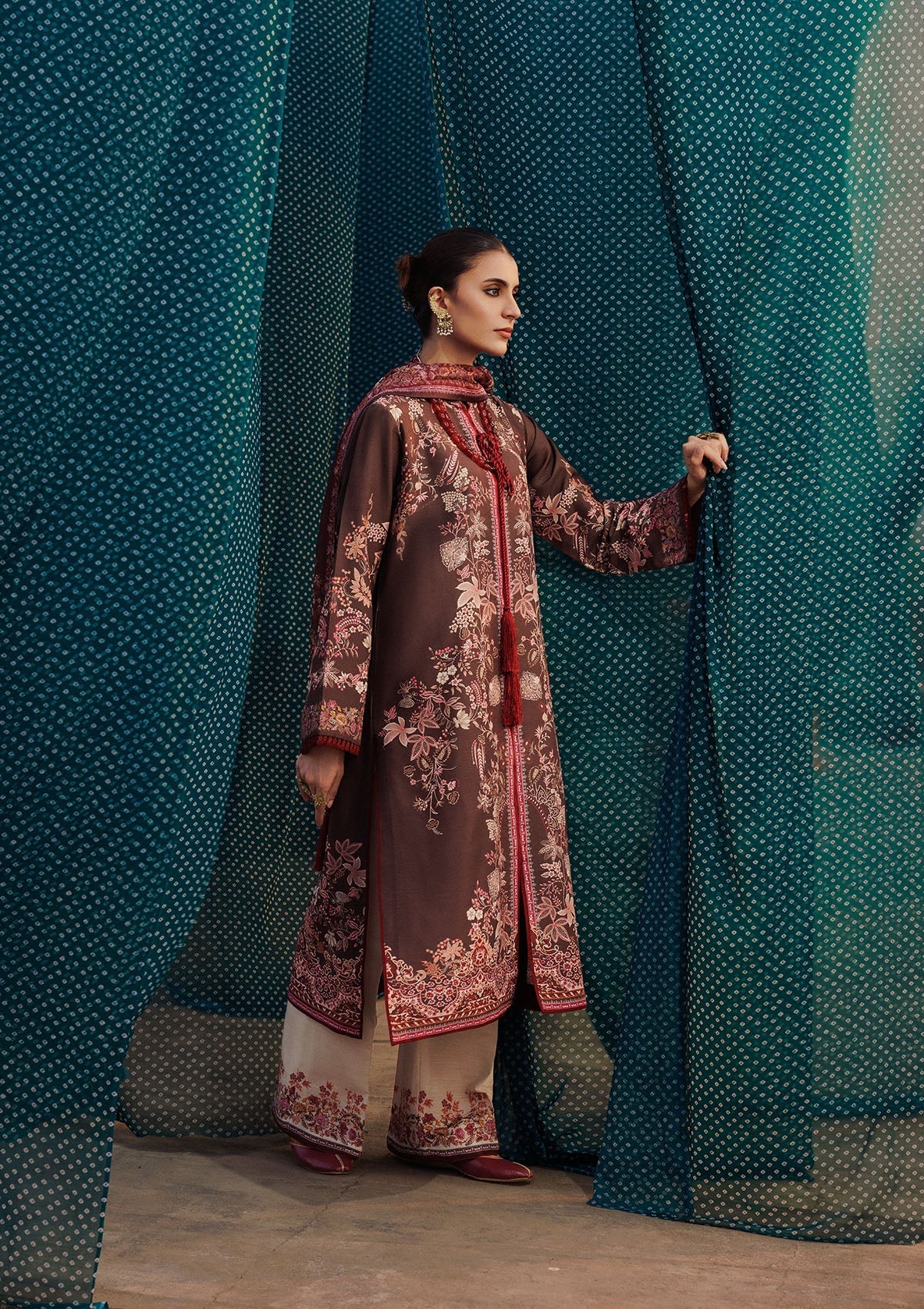 Aik Atelier | Roz Khaddar | AIK ROZ '25 D2 - LOOK 05 - by Libasekhas UK - Registered Vendor of : Aik Atelier - 100% Original Designer Dress