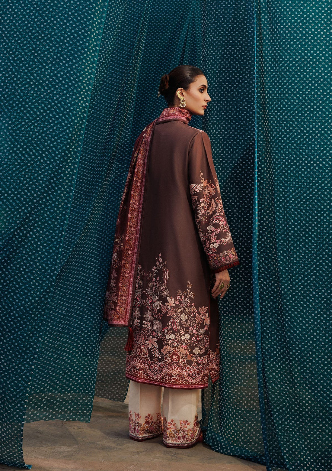 Aik Atelier | Roz Khaddar | AIK ROZ '25 D2 - LOOK 05 - by Libasekhas UK - Registered Vendor of : Aik Atelier - 100% Original Designer Dress