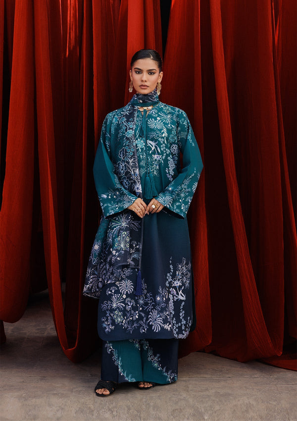 Aik Atelier | Roz Khaddar | AIK ROZ '25 D2 - LOOK 07 - by Libasekhas UK - Registered Vendor of : Aik Atelier - 100% Original Designer Dress