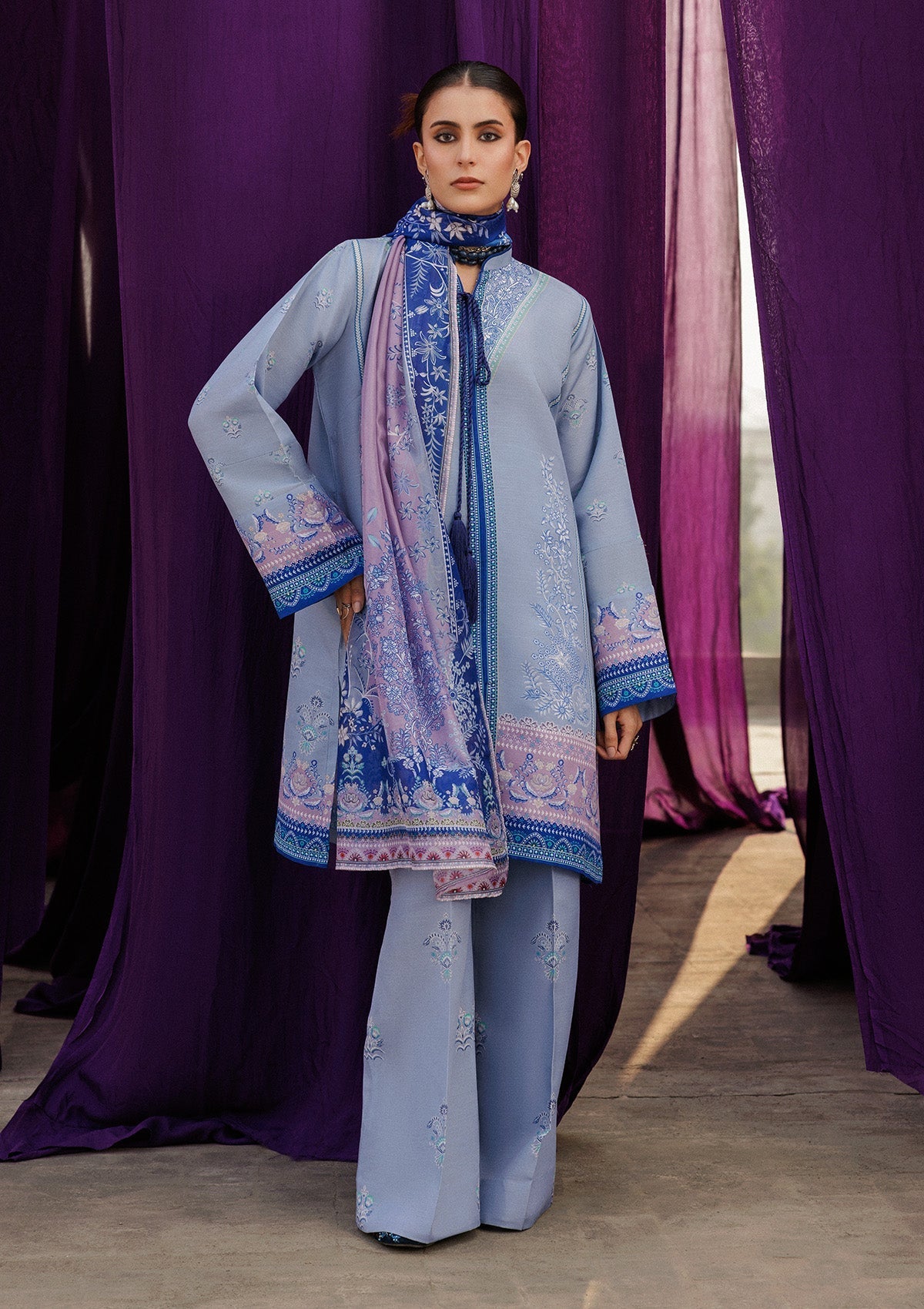 Aik Atelier | Roz Khaddar |  AIK ROZ '25 D2 - LOOK 08 - by Libasekhas UK - Registered Vendor of : Aik Atelier - 100% Original Designer Dress