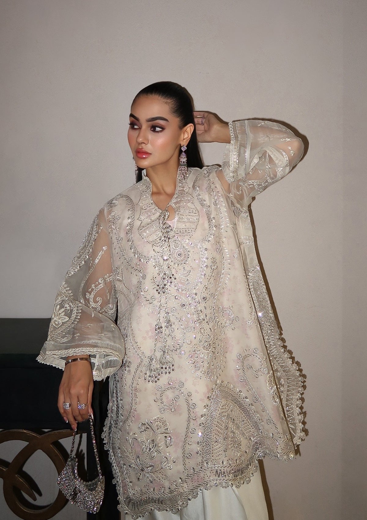 Aik Atelier | Aik Shaam 26 | Aik Shaam - Look B2602 - by Libasekhas UK - Registered Vendor of : Aik Atelier - 100% Original Designer Dress