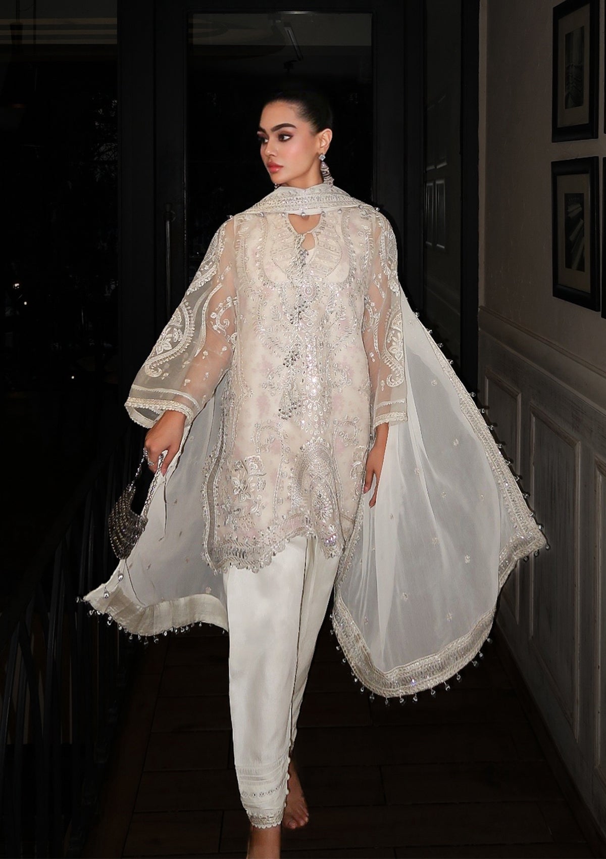 Aik Atelier | Aik Shaam 26 | Aik Shaam - Look B2602 - by Libasekhas UK - Registered Vendor of : Aik Atelier - 100% Original Designer Dress