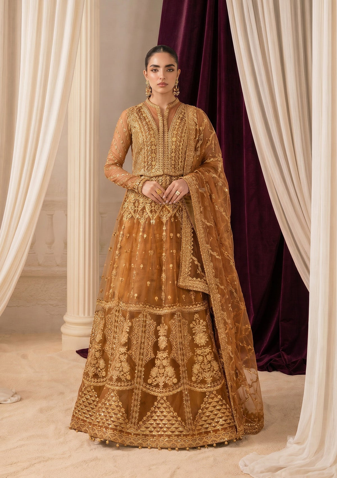 Aik Atelier | Aik Shaam 26 | AIK SHAAM - LOOK B2603 - by Libasekhas UK - Registered Vendor of : Aik Atelier - 100% Original Designer Dress
