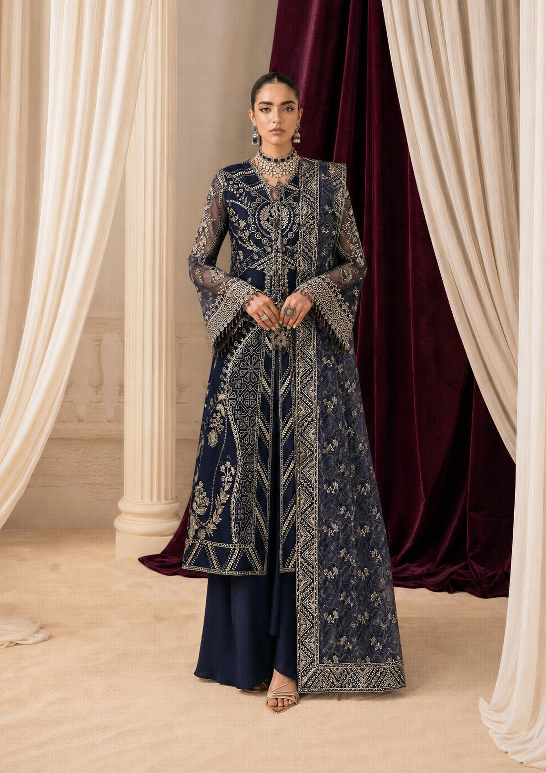 Aik Atelier | Aik Shaam 26 | AIK SHAAM - LOOK B2604 - by Libasekhas UK - Registered Vendor of : Aik Atelier - 100% Original Designer Dress