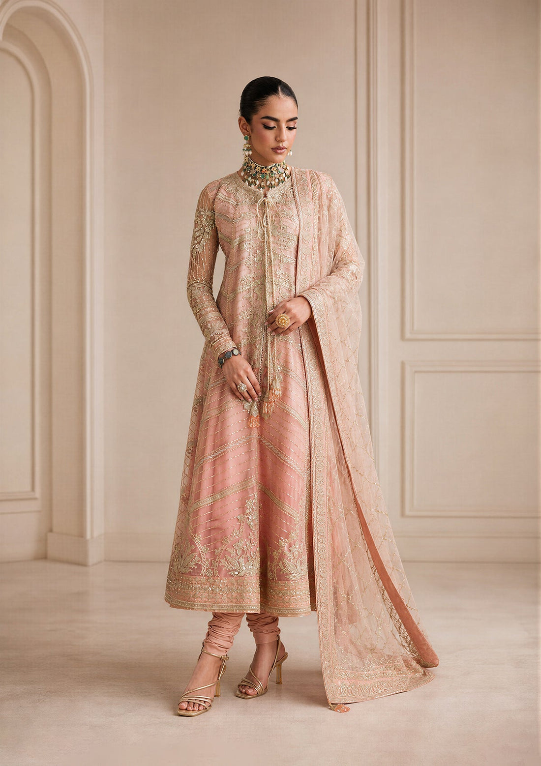 Aik Atelier | Aik Shaam 26 | AIK SHAAM - LOOK B2605 - by Libasekhas UK - Registered Vendor of : Aik Atelier - 100% Original Designer Dress